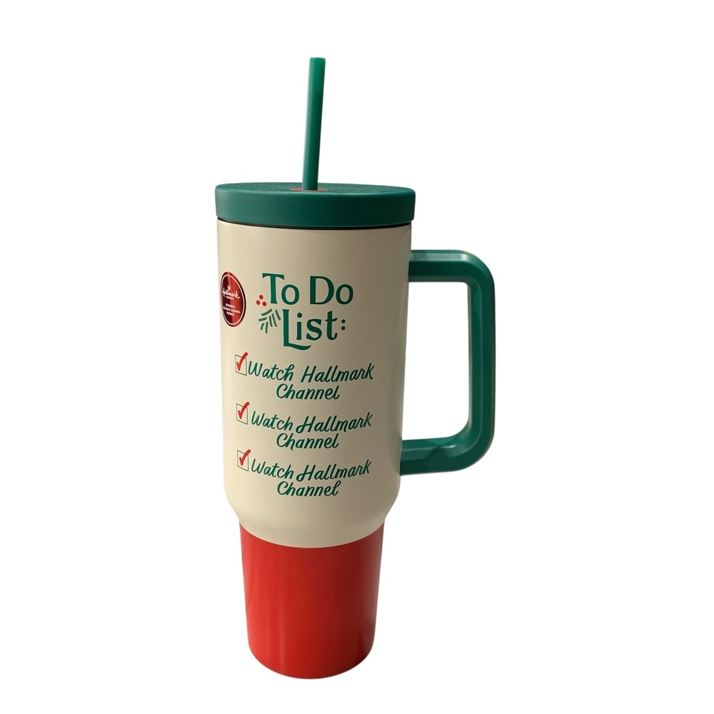 Hallmark Channel 40oz Travel‎ Tumbler NEW Discontinued Limited Edition XKT5592